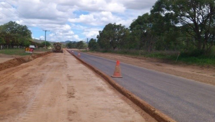 Road works near Mareeba by RMS